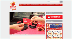 Desktop Screenshot of luckygrocers.com